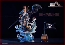 『胖虎館』代購 雲起 海賊王 船長系列共鳴 第二彈 七武海 小丑 巴其 巴奇 GK 雕像 完成品 歷史價格詳細信息