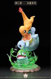 『胖虎館』預購 2020年 第二季 woodpecker 神奇寶貝 日月 第二彈 火斑喵與長毛狗 GK 雕像 完成品 歷史價格詳細信息