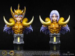 『胖虎館』代購 XS & AX 聖鬥士星矢 1/5 胸像 黃金聖鬥士 白羊座 穆 GK 雕像 完成品 價格比較,價格查詢,歷史價格詳細信息