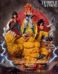 龍珠 超四特蘭克斯 站姿 賽亞人 魔改公仔擺件 盒裝手辦模型 歷史價格詳細信息