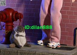 JXK 1/6 進擊的巨貓 可愛創意寵物貓搭配地臺模型手辦擺件 歷史價格詳細信息