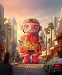 Pop Mart 泡泡瑪特 Bubbles Huang Yuxing 黃宇興 氣泡 400% 潮流公仔 P-01000911100 歷史價格詳細信息