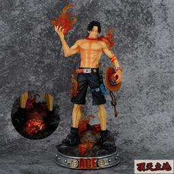 海賊王LC良辰GK 火拳艾斯手辦週年款大型雕像模型擺件可發光 歷史價格詳細信息