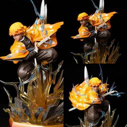 鬼滅之刃 簡刻我妻 霹靂一閃 雙頭雕 可發光雕像盒裝手辦模型 歷史價格詳細信息