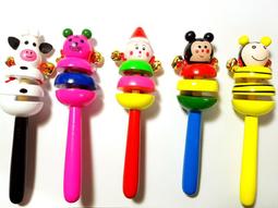 (新大成藝品) 手搖鼓 波浪鼓 貨郎鼓 懷舊童玩 (大中小) 長19cm 買15送1 歷史價格詳細信息