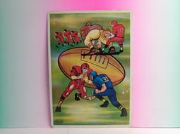 ▲宇宙城▼ 橄欖球員圖樣墊板1張 馬頭牌 老文具 早期懷舊收藏 YC 歷史價格詳細信息