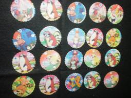 /【早期卡通類尪仔標三張-119】庫165 歷史價格詳細信息