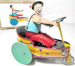 +鐵八甲+複刻鐵皮玩具機器人鼓手中間藍色那隻 歷史價格詳細信息