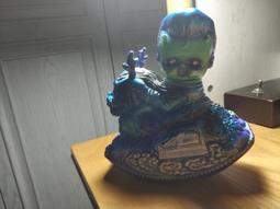 清代麒麟送子粉彩印泥盒粉盒，蓋子上有沖線。 古玩 老物件 舊藏 -998 歷史價格詳細信息