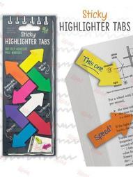 [N次貼] 箭頭螢光透明標籤,42x12 FILM INDEX箭頭 5色五本 125張/5色 中文版 歷史價格詳細信息