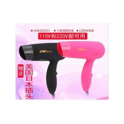 110V220伏雙電壓旅行電吹風機可折疊美國日本臺灣風筒hair dryer 歷史價格詳細信息