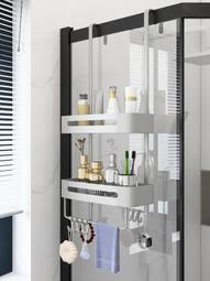 免打孔廚衛不鏽鋼置物架-B款(長款)贈多功能拖把掛勾架 歷史價格詳細信息