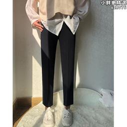 哈倫西裝褲女春夏2024新款高腰垂感蘿蔔直筒西褲小個子九分煙管褲 歷史價格詳細信息
