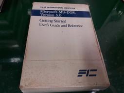 DOS 5.0簡易使用手冊 瑩圃電腦 旭青 無劃記 Y39 歷史價格詳細信息