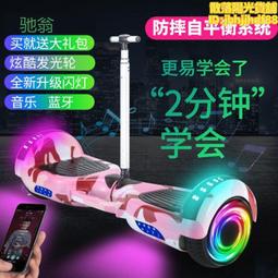 h8c【新照明燈遙控】智能電動平衡車小孩兩輪體感車兒童成人代步 歷史價格詳細信息