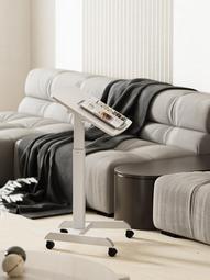 可移動升降桌 站立式工作臺 帶滑輪小型床邊桌 電腦辦公書桌 寫字桌 高度可調 歷史價格詳細信息