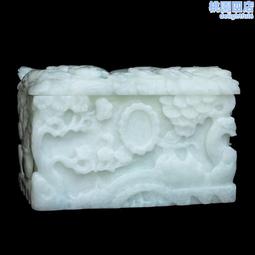 阿富汗玉骨灰盒玉石水晶雕刻防水防潮漢白玉大理石頭男女 歷史價格詳細信息