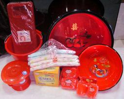 子孫桶喜桶結婚慶用品大全女方陪嫁新娘嫁妝紅桶婚禮出嫁小號馬桶 歷史價格詳細信息