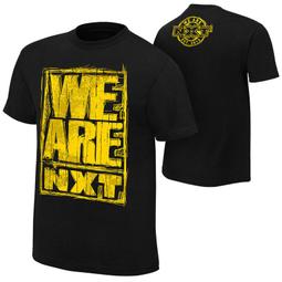 SUPER619 WWE NXT &quot;We are NXT&quot; Spraypaint Black T-Shirt T恤 歷史價格詳細信息