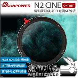 數位小兔【SUNPOWER N2 磁吸式 可調多功能濾鏡】減光鏡 ND鏡 防潑水鍍膜 公司貨 歷史價格詳細信息