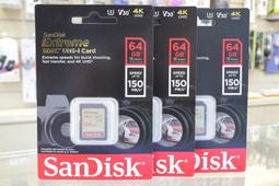SanDisk 64GB 64G SDXC【150MB/s】SD Extreme  U3 4K V30 C10 SDSDXV6-064G 相機記憶卡 歷史價格詳細信息