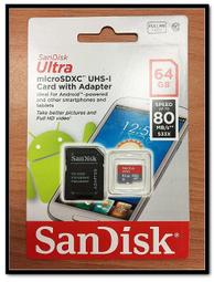 SanDisk Ultra microSD UHS-I 64GB 記憶卡-白 (公司貨)100MB/s 歷史價格詳細信息
