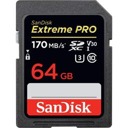 SanDisk Extreme Pro SDXC 64G V30 U3 170M/s 記憶卡(RM508) 價格比較,價格查詢,歷史價格詳細信息