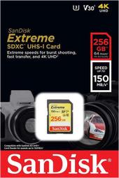 SanDisk 256GB 256G SDXC【200MB/s】Extreme Pro UHS-I 4K U3 V30 SDSDXXD-256G 相機記憶卡 歷史價格詳細信息