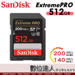 SanDisk 512GB SDXC【200MB/s】Extreme Pro UHS-I 4K U3 V30 SDSDXXD-512G 相機記憶卡 歷史價格詳細信息