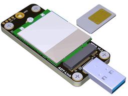 3/4/5G模組DONGLE擴展板 M.2轉USB3.1 支持SIMCom/移遠 鋁合金散熱 歷史價格詳細信息