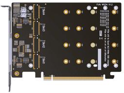 PCIEx16拆分卡X8x4x4擴展卡M.2 NVME*2轉接卡PCI-E4.0顯卡插槽 歷史價格詳細信息