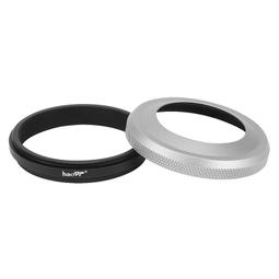 49mm- 黑色遮光罩←規格鏡頭蓋 遮光罩 UV鏡 適用Canon 佳能EOS M6 M50 M100 M200微單眼相 歷史價格詳細信息