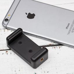 雙孔 手機夾 三腳架 雲台 手機 三腳架夾 E型夾 通用版 一字手機夾 I8 I7 plus 小齊的家 歷史價格詳細信息