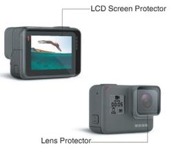 GoPro Hero5 相機鏡頭保護膜軟性(抗藍光防爆膜)+LCD觸控螢幕防刮花液晶保護貼(非鋼化) 歷史價格詳細信息