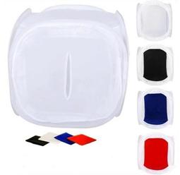 40cm便攜可摺疊LED攝影箱 雙色溫燈珠 亮度可調 一件式成型 免安裝 配6塊背景板USB供電 歷史價格詳細信息