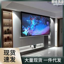 電動拉線幕布四方殼家用遙控自動升降4k抗光納米語音聯動投影幕布 歷史價格詳細信息