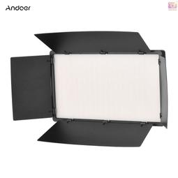 Andoer LED-600 LED攝影燈面板800件明亮燈珠可調雙色溫可調光帶擋板14英寸螺絲孔球頭冷靴支架 歷史價格詳細信息