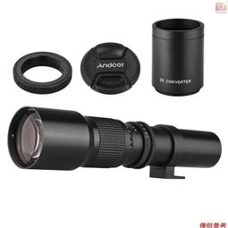 台灣現貨500mm F / 8.0-32 多鍍膜超級遠攝鏡頭手動變焦 + T 型安裝到 F 型安裝轉接環套件更換 D33 歷史價格詳細信息