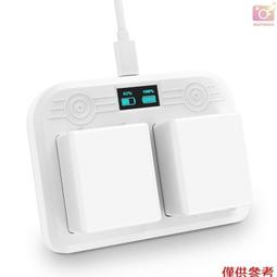 台灣現貨Musvtw 電池充電器,帶 2 個帶 USB 電池通道充電盒 歷史價格詳細信息