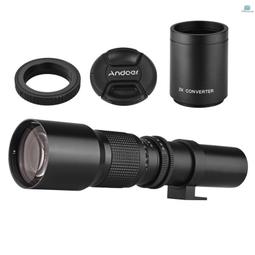 台灣現貨500mm F / 8.0-32 多鍍膜超級遠攝鏡頭手動變焦 + T 型安裝到 F 型安裝轉接環套件更換 D33 歷史價格詳細信息