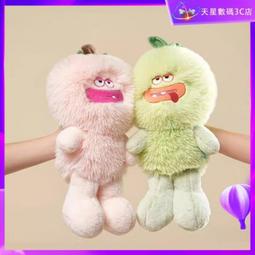 卡通藍毛怪立體搞怪書包可愛少女心毛絨書包大容量雙肩包學生揹包 歷史價格詳細信息