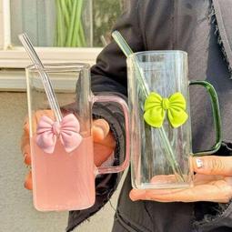 玻璃杯家用水杯帶把手透明簡約杯子喝水套裝涼水壺茶杯整套客廳 歷史價格詳細信息