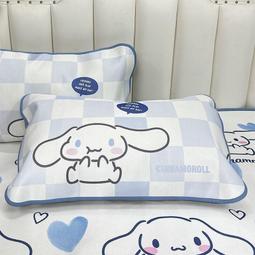 夏季卡通冰絲涼蓆三件套2024新款可機水洗夏天學生宿舍床單軟蓆子 歷史價格詳細信息