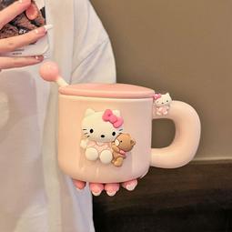 陶瓷杯子帶蓋贈勺子創意個性潮流辦公室骨瓷馬克杯早餐杯大容量-沐陽家居 歷史價格詳細信息