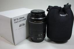 【 Canon EF】 55-200mm f4.5-5.6 II USM 全片幅望遠變焦鏡頭，外觀9成新功能正常～ 歷史價格詳細信息