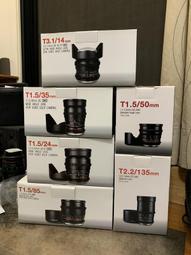 【Samyang 16mm T2.2 VDSLR CSII -CANON】II代鏡 超廣角 電影鏡 APSC 歷史價格詳細信息