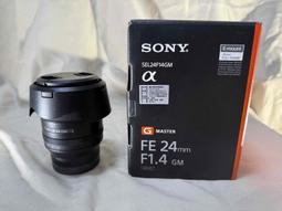 Sony FE24mm F1.4 GM 台灣公司貨 盒單配齊 過保 完美無瑕 無入塵 9.999新 自取 不議 詳請參閱關於我 歷史價格詳細信息