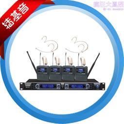 UHF一拖二四無線耳麥頭戴式麥克風耳掛話筒戶外演出舞臺音響通用 歷史價格詳細信息