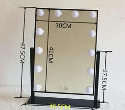 化妝鏡 110V LED化妝鏡 家用美妝鏡 學生宿舍鏡 台式化妝鏡 三色燈鏡 商用燈鏡 歷史價格詳細信息
