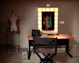 化妝鏡 110V LED化妝鏡 家用美妝鏡 學生宿舍鏡 台式化妝鏡 三色燈鏡 商用燈鏡 歷史價格詳細信息